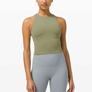 LULULEMON Key to Balance Tank Rosemary Green Size 6